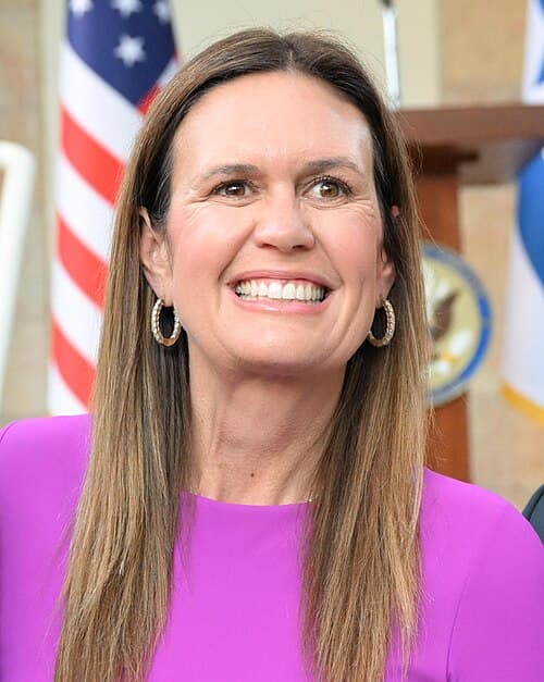 Sarah Huckabee Sanders – Governor of Arkansas, 2028 Presidential Election 2028 Candidate